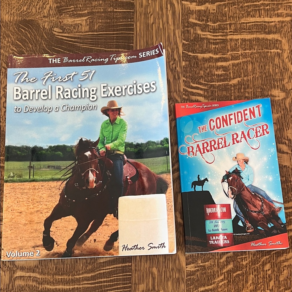 2 Barrel Racing Books by Heather Smith